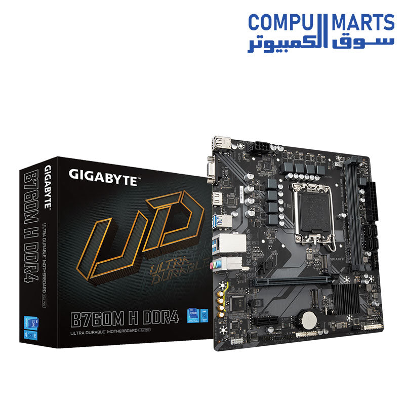 B760M H-Motherboard-GIGABYTE-DDR4-LGA1700