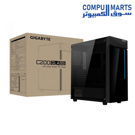 C200-CASE-GIGABYTE-GLASS-MID-TOWER