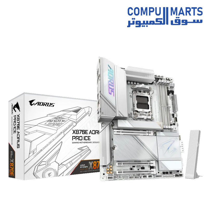 اللوحات الرئيسية GIGABYTE X870E AORUS PRO ICE