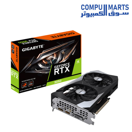 RTX-3050-WINDFORCE-GRAPHIC-CARD-GIGABYTE -OC-8G