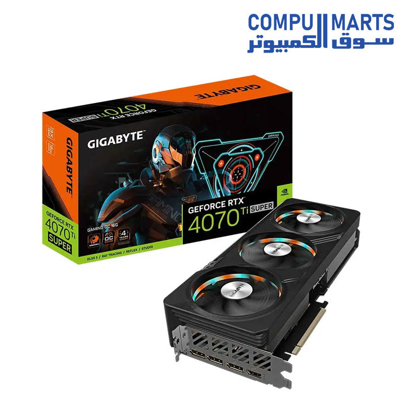 RTX 4070 Ti-SUPER-Graphic Card-GIGABYTE-Gaming-OC-16GB-GDDR6X-256Bit