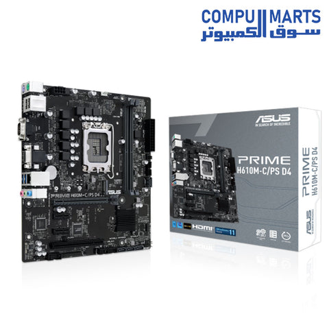 H610M-C-PS-D4-motherboard-ASUS-LGA-1700-MATX