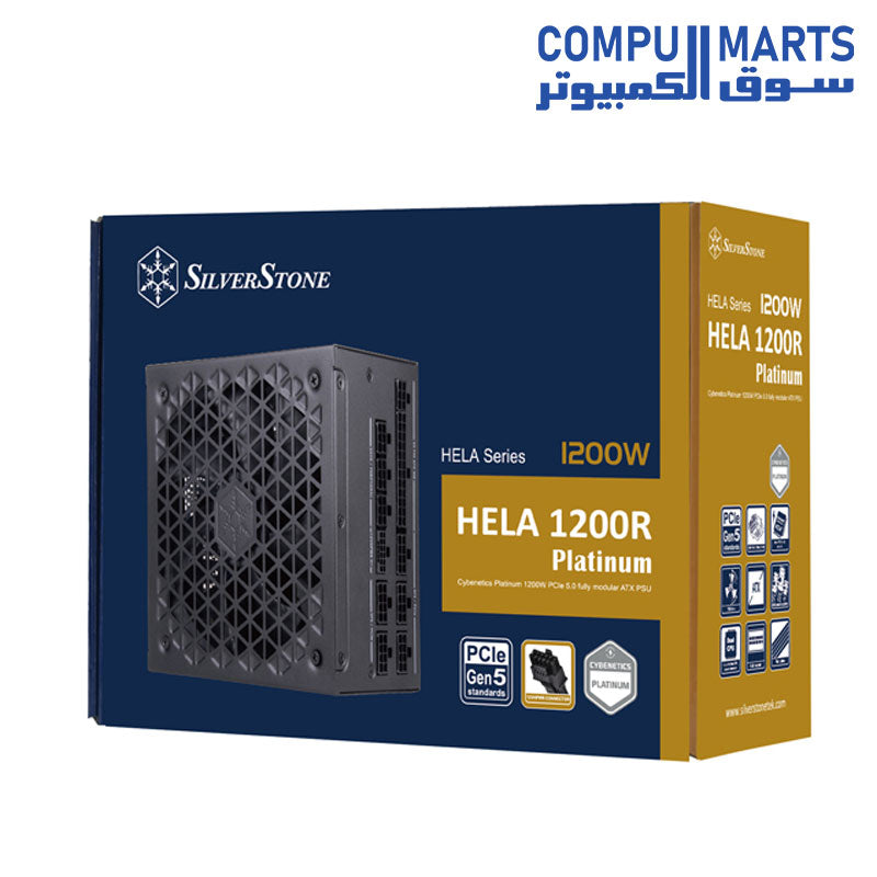 Technology-HELA-1200R-Platinum-Power Supply-SilverStone-1200W-Fully Modular