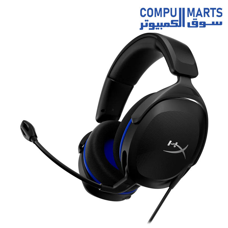 HyperX Cloud Stinger 2 Core - Gaming Headset for Playstation, Lightweight Over-Ear Headset with mic, Swivel-to-Mute Function, 40mm Drivers