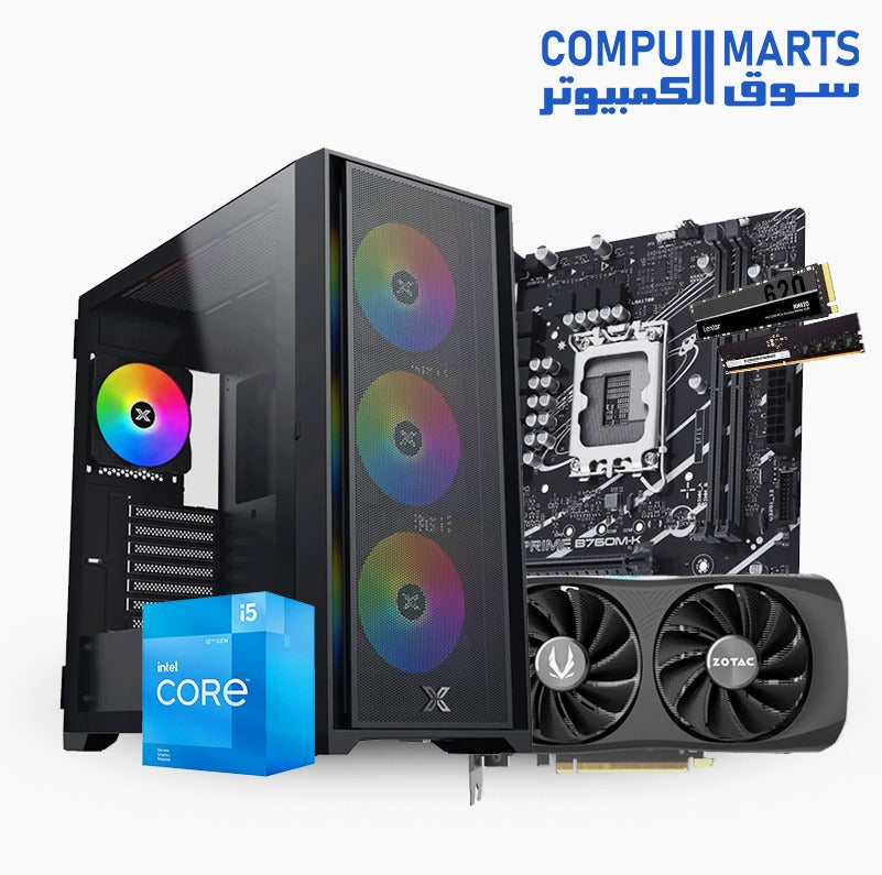 BEST BUDGET GAMING PC I5-12400F & RTX 4060 8GB DDR5