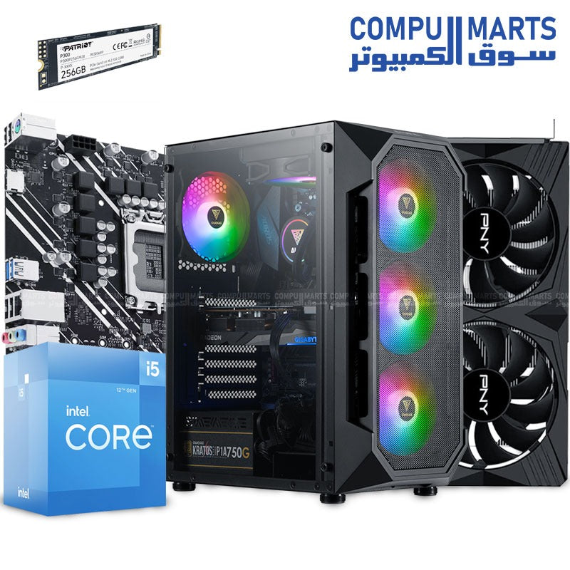 Ninja Flex #2 Core i5-12400F & RTX 3050 + 3060 + 4060