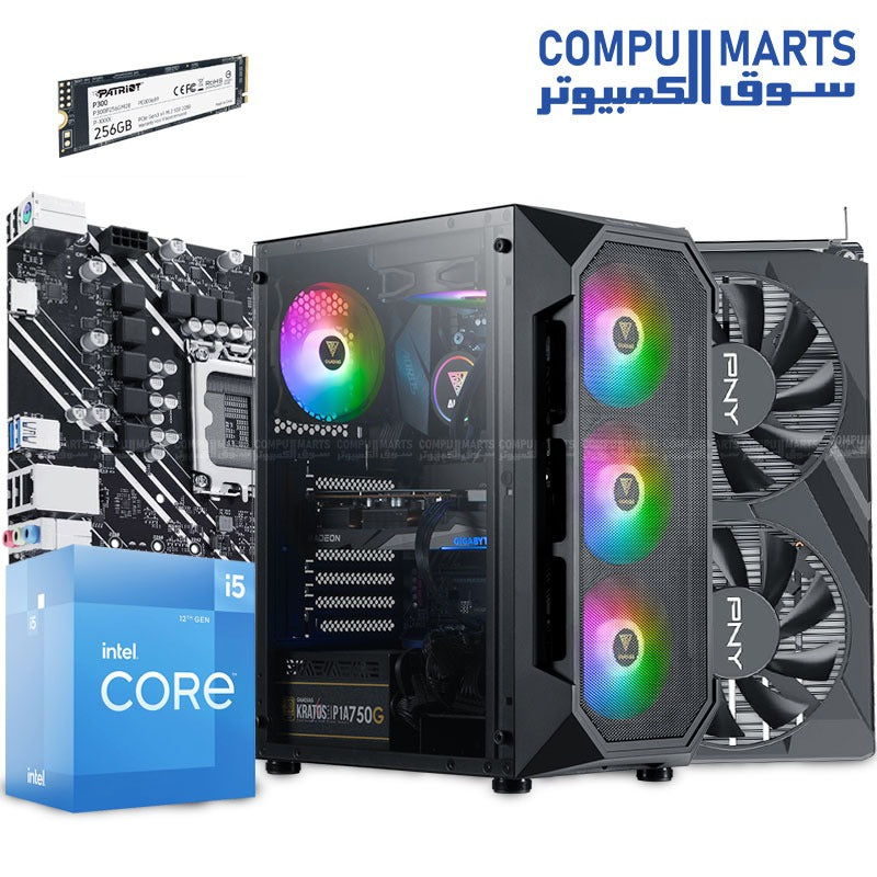 نينجا فليكس #2 Core i5-12400F وRTX 3050 + 3060 + 4060