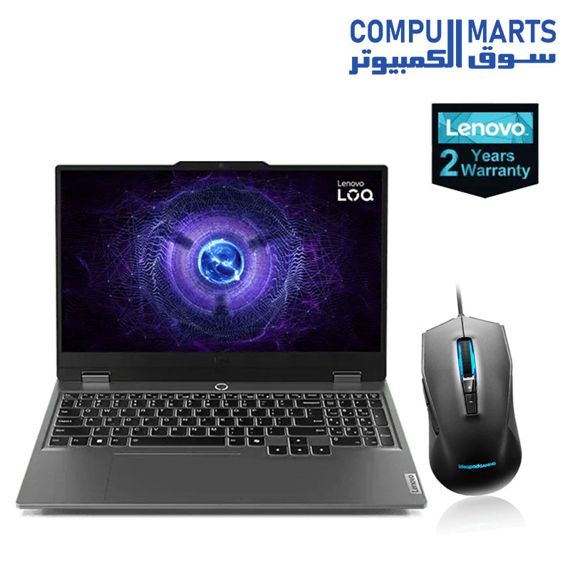 83GS008QED-LAPTOP- i5-12450HX-RTX-2050-RAM8GB-512GB-SSD-144HZ