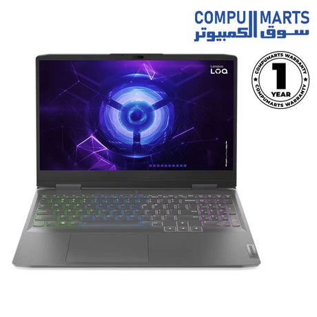 LOQ-15IRH8-Gaming Laptop-Lenovo-Intel-Core-i7-13620H-16GB-RAM-512GB-SSD-RTX 4050-6GB