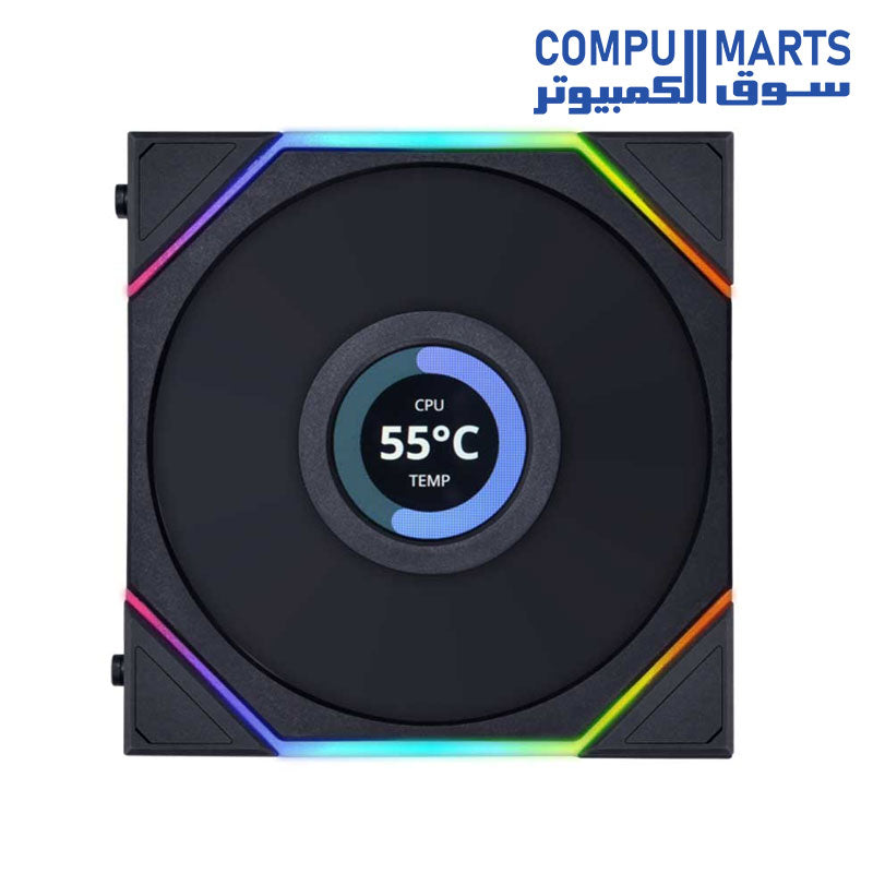 UNI-FAN-TL-LCD-Fan-Lian Li-RGB -120MM