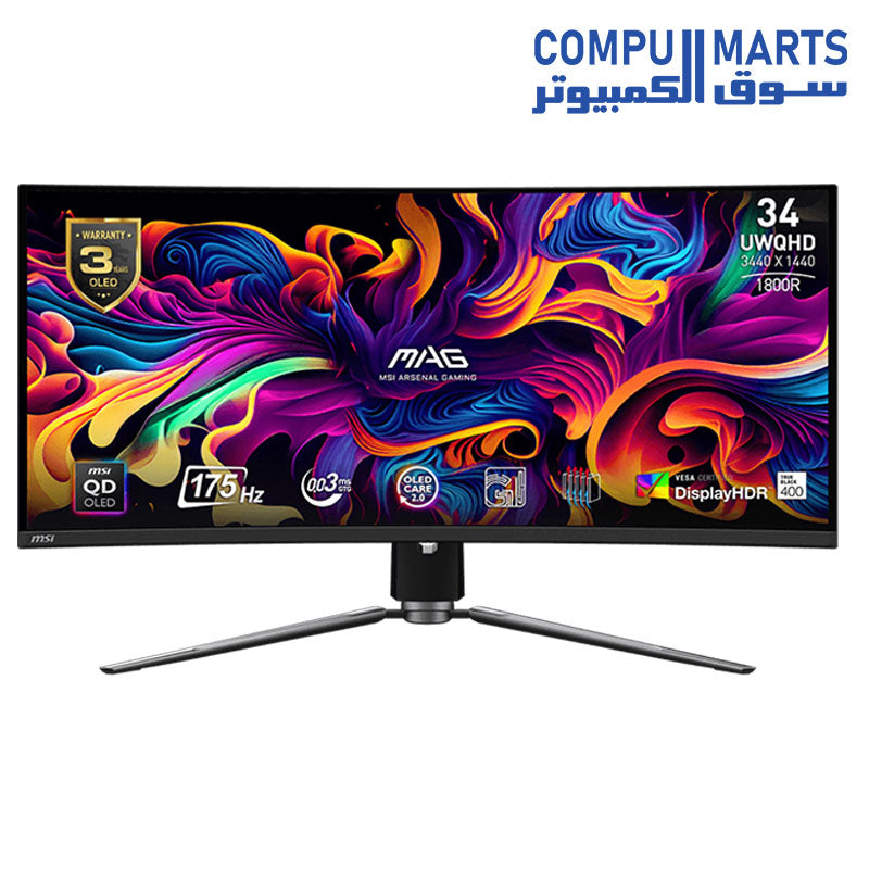 AG341CQP-QD-OLED-Monitor-MSI-34-Curved-OLED-Gaming