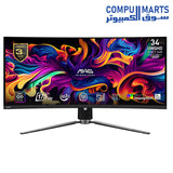 AG341CQP-QD-OLED-Monitor-MSI-34-Curved-OLED-Gaming