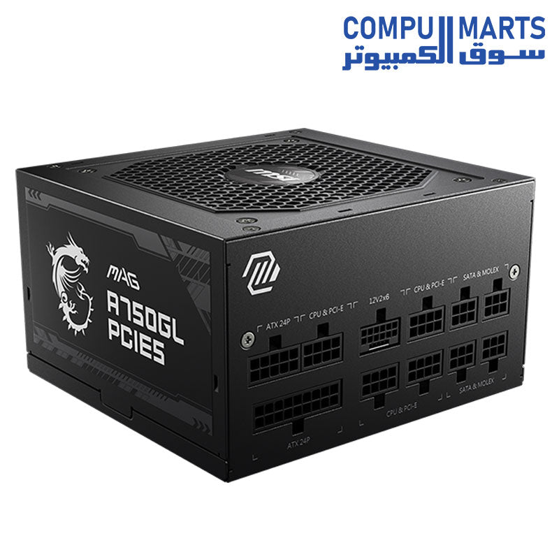 MAG A750GL-Computer Power Supplies-MSI-750W-80 Plus Gold