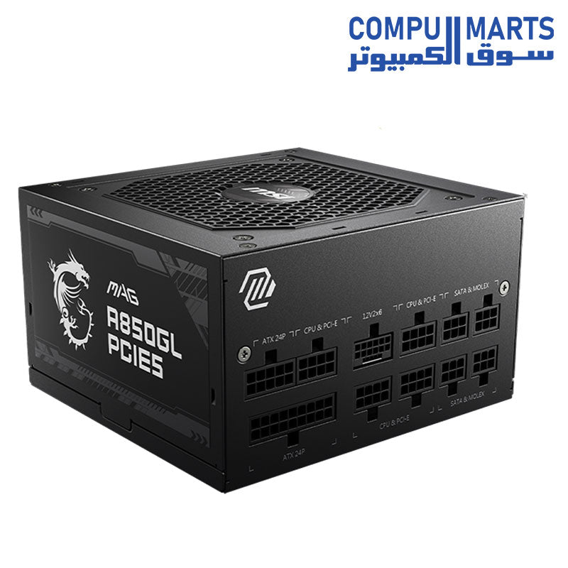 MAG A850GL-Computer Power Supplies-MSI-850W-80 Plus Gold