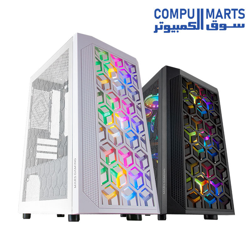 MCMESH-CASE-MARS GAMING-COMPACT-Micro ATX