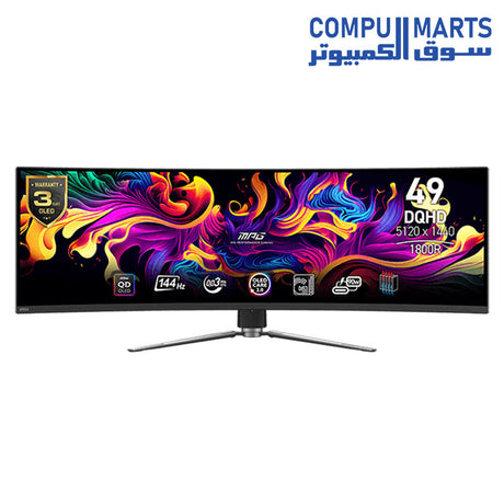 MPG-491CQP-QD-OLED-Monitor-MSI-49-Curved-OLED-Gaming