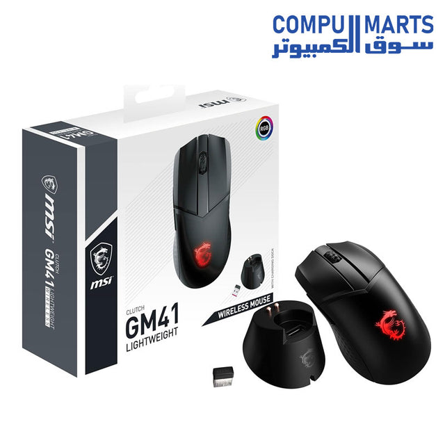 CLUTCH-GM41-Mouse-MSI-WIRELESS-Gaming-20000 DPI