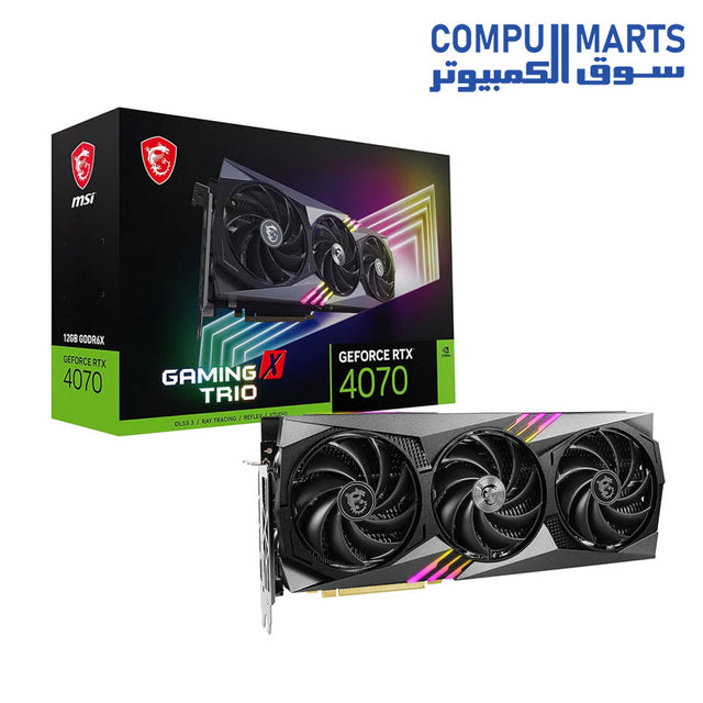 RTX 4070-Graphic Card-MSI-GeForce-Gaming-X-Trio-12G