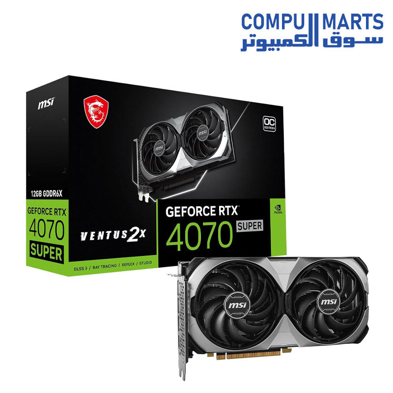 MSI GeForce RTX 4070 SUPER 12G VENTUS 2X OC