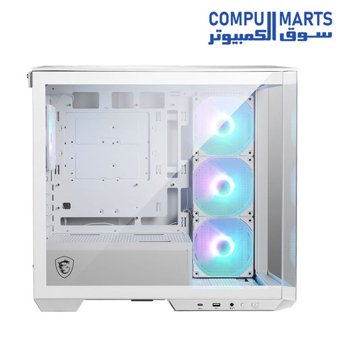 MAG-PANO-M100R-PZ-COMPUTER-CASE-MSI-Premium Mid-Tower-Gaming-PC-Case-ARGB-120mFans