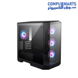 MAG-PANO-M100R-PZ-COMPUTER-CASE-MSI-Premium Mid-Tower-Gaming-PC-Case-ARGB-120mFans