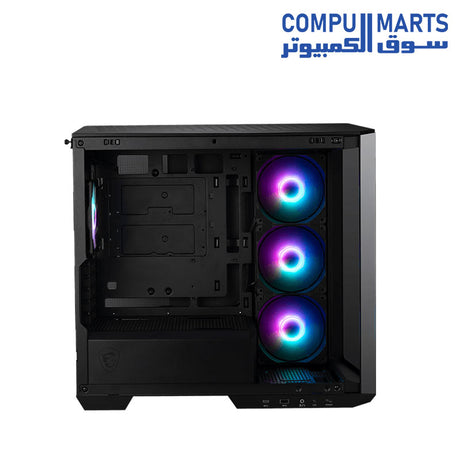 MAG-PANO-M100R-PZ-COMPUTER-CASE-MSI-Premium Mid-Tower-Gaming-PC-Case-ARGB-120mFans