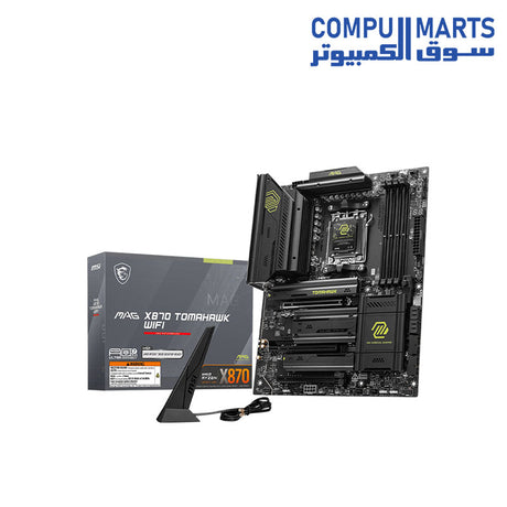 MAG-X870-TOMAHAWK-Motherboard-MSI-ATX-AMD-Ryzen-9000-8000-7000-Processors-AM5-DDR5-5G-LAN