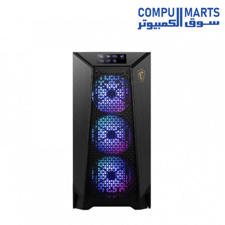 MEG-PROSPECT-700R-COMPUTER-CASE-MSI-Black-Tempered-Glass-Mid-Tower-PC-Case