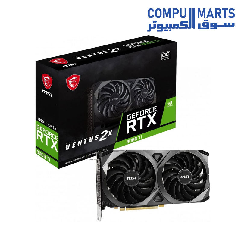 RTX 3060 Ti-GRAPHIC CARDS-MSI-VENTUS-2X-OC-DDR6-8GB