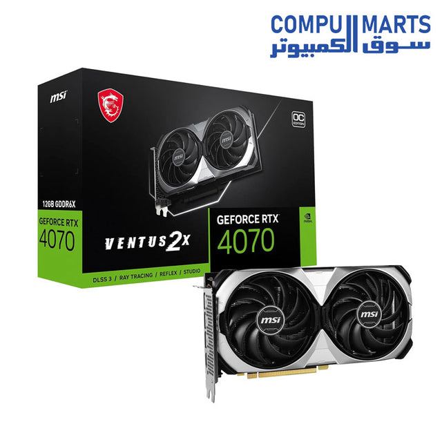 RTX 4070-GRAPHIC CARDS-MSI-VENTUS-2X-OC-12GB-GDDR6