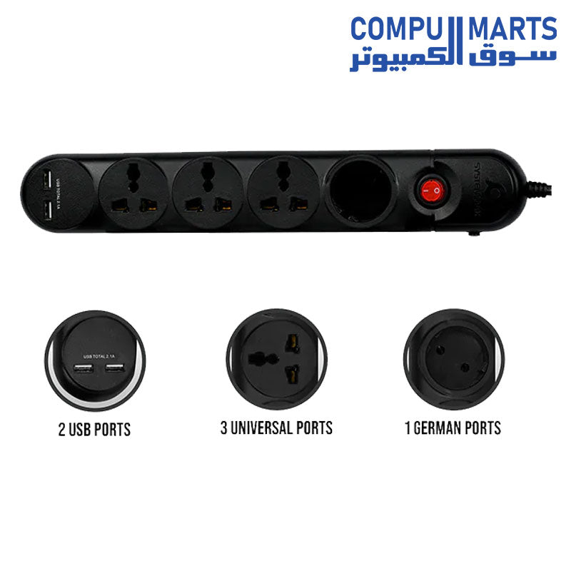 SMPG.4P2U-MULTI-PLUG-SYSTEMMAX-2M