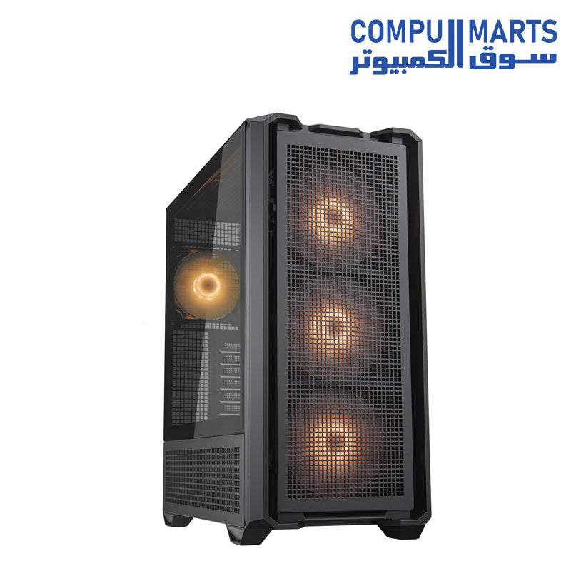 Cougar MX600 RGB Full Tower Black Case with 4 x ARGB Fans