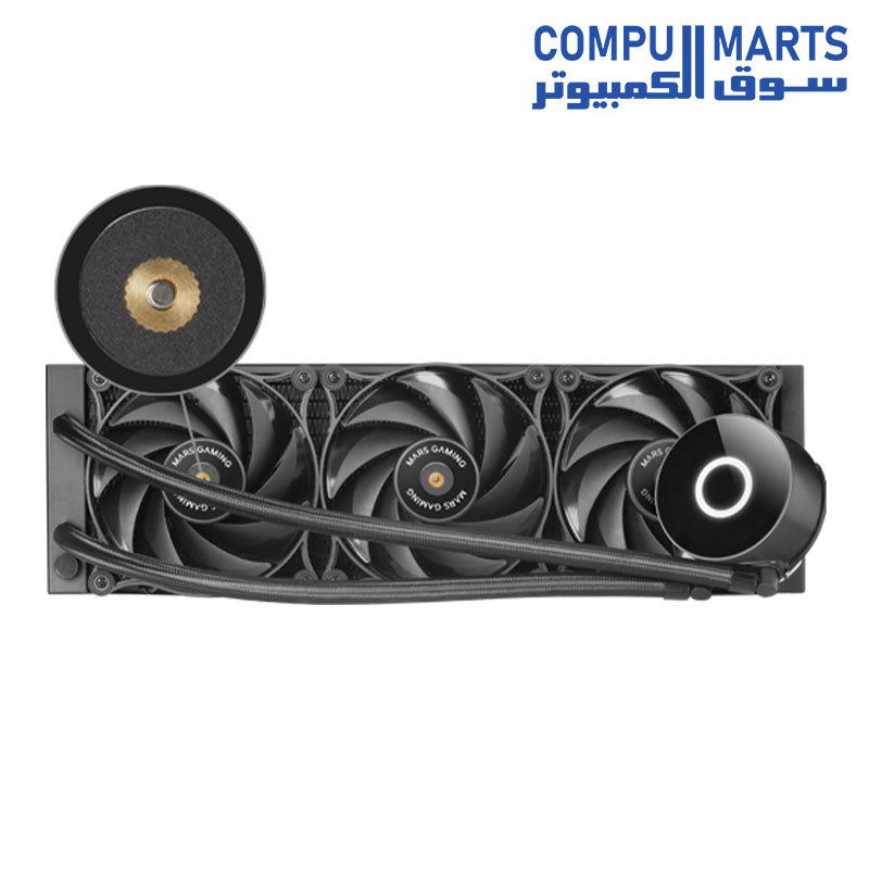 ML-PRO-360-Liquid-Cooler-Mars-Gaming--Professional-CPU-Liquid-Cooling-TDP-600W-3x-Ultra-quiet-FDB-Fans