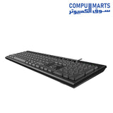 MeeTion MT-K100 USB Standard Wired Keyboard