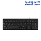 MeeTion MT-K100 USB Standard Wired Keyboard