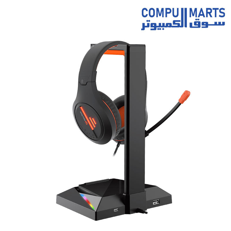 U003-HEADPHONE STAND-MEETION-Led backlight