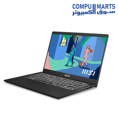 Modern-14-C12M-LAPTOP-MSI- i5-1235U-8GB- DDR4 -3200MHz-RAM-512GB-SSD-Intel Graphic