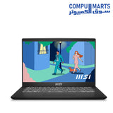 Modern-14-C12M-LAPTOP-MSI- i5-1235U-8GB- DDR4 -3200MHz-RAM-512GB-SSD-Intel Graphic