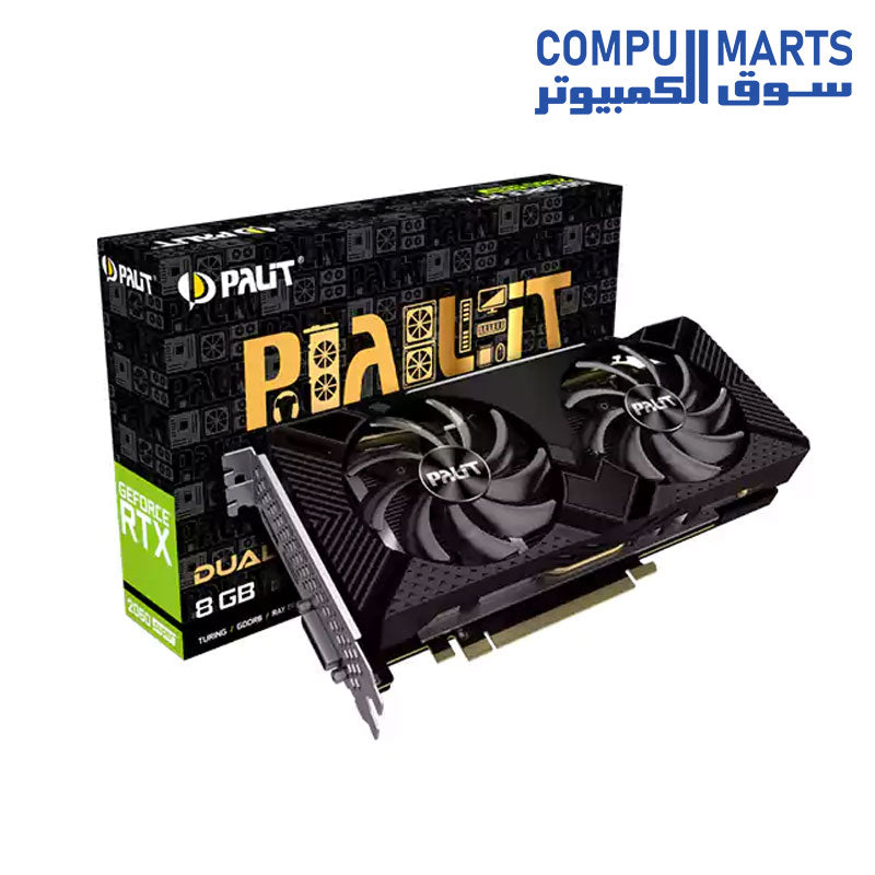 PALIT GeForce RTX 2060 SUPER DUAL 8GB GDDR6 – Compumarts - سوق الكمبيوتر