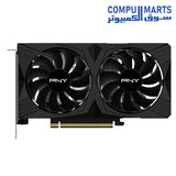 RTX 4060-Graphics Card-PNY-GeForce-8GB-VERTO-Dual-Fan