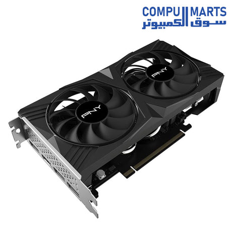 RTX 4060-Graphics Card-PNY-GeForce-8GB-VERTO-Dual-Fan