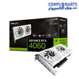  RTX 4060-GRAPHIC CARDS-PNY-8GB-OC-XLR8-VERTO-DF-White