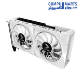 RTX 4060-GRAPHIC CARDS-PNY-8GB-OC-XLR8-VERTO-DF-White