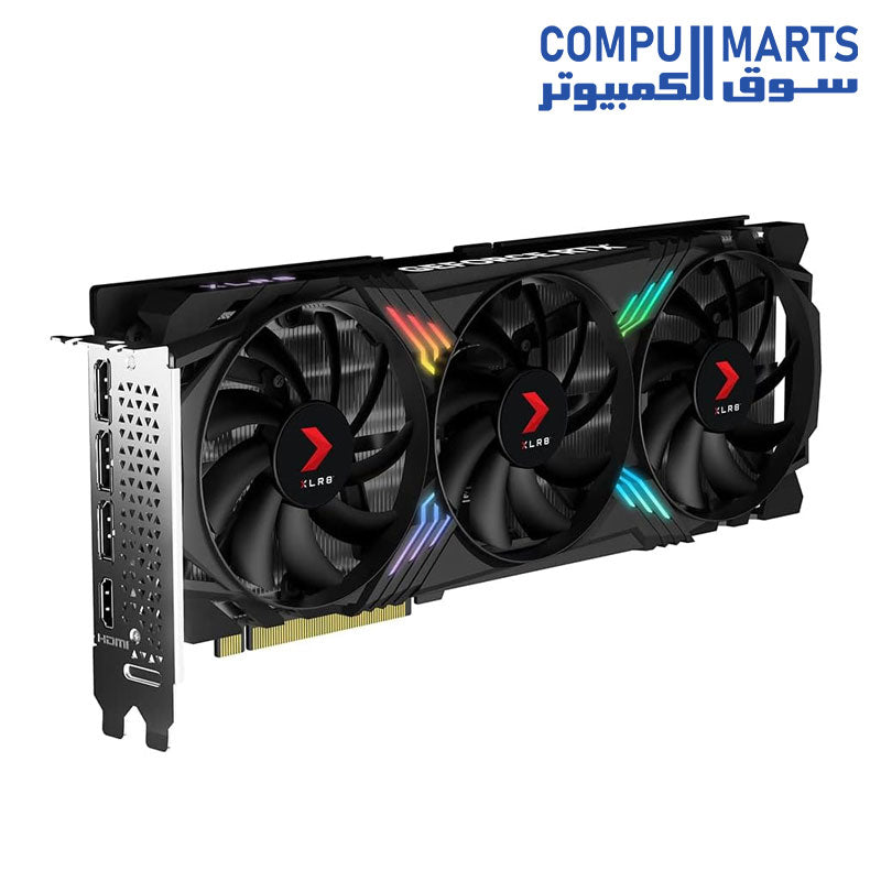 RTX 4070 Super-Graphics Card-PNY-12GB-XLR8-Epic-X RGB-Overclocked