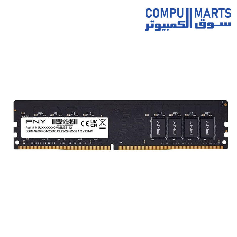 Perfromance-RAM-PNY-6GB*1-3200-C22-Card-Paper