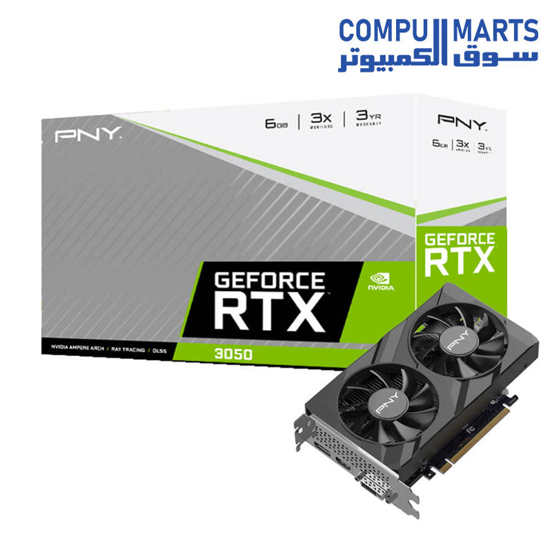 RTX-3050-GRAPHIC-CARDS-PNY-VERTO-DUAL-FAN-6G-GDDR6