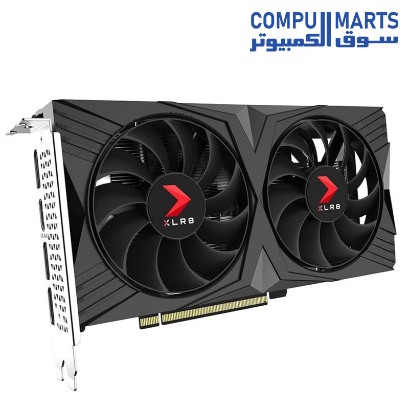 XLR8-GRAPHIC-CARDS-PNY-RTX-4060-Gaming-VERTO-OC-Dual-Fan-8GB-GDDR6