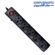 SMPU-5P-Power Strip-SYSTEMMAX-5 Port-2M-10A