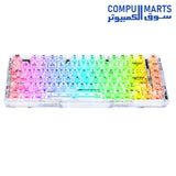 REDRAGON-KEYBOARD-K649-78%-RGB-MECHANICAL-GAMING-TRANSPARENT