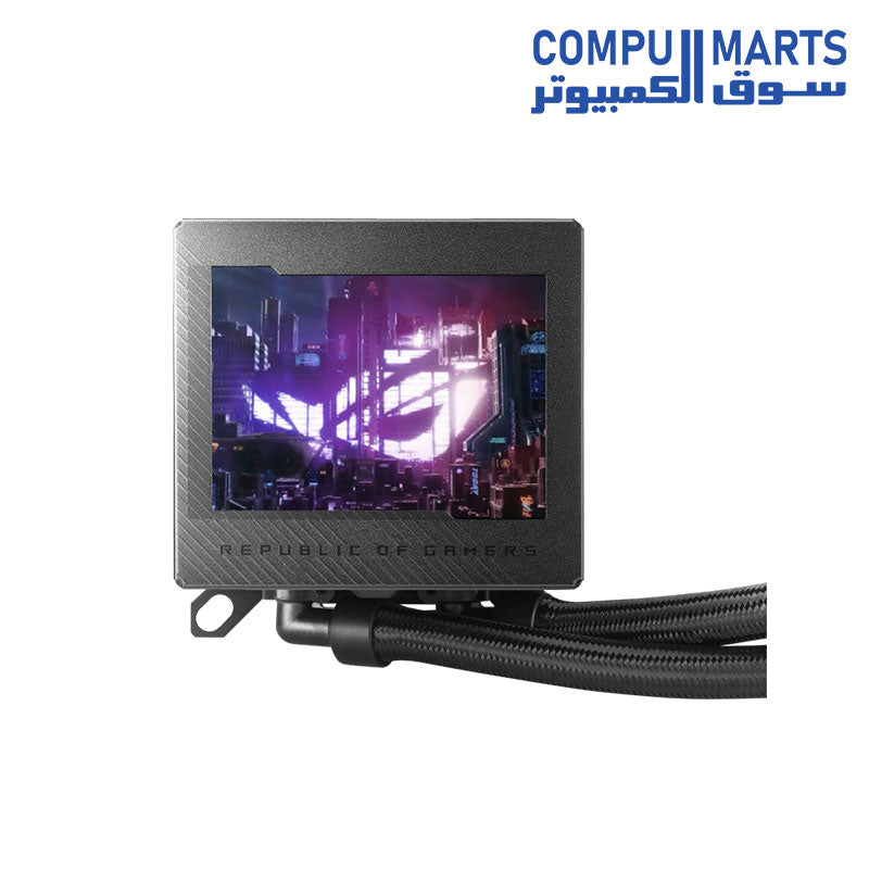 RYUJIN-III-360-Liquid-Cooler-Asus-ROG- 3.5"-LCD-Display-ARGB